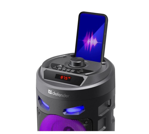 Портативная колонка Defender Crashboom black (16Вт, bluetooth, Light, FM, USB, LED, AUX) (65085) Портативная колонка Defender Crashboom black (16Вт, bluetooth, Light, FM, USB, LED, AUX) (65085)