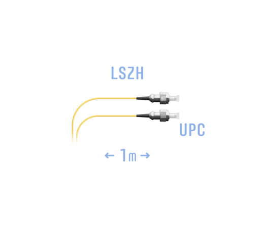 Шнур монтажный оптический FC/UPC SM G.657.A1 1 метр