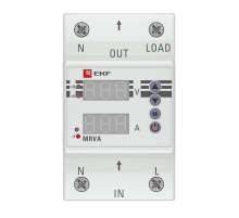 Реле напряжения и тока с дисплеем MRVA 40А PROxima EKF MRVA-40A