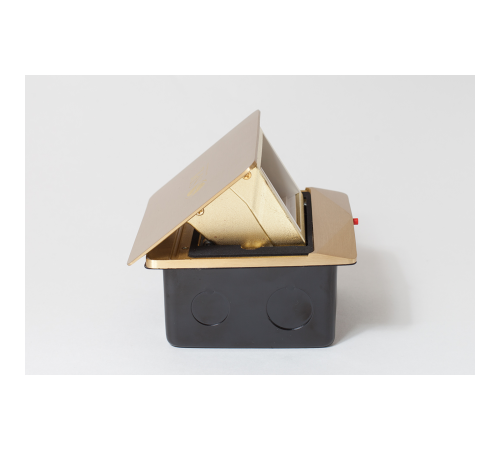 Люк на 1,5 поста (45х45), латунь, с металлической коробкой, IP44