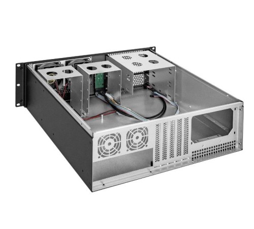 Exegate EX264270RUS Серверный корпус Exegate Pro 3U390-08 <RM 19",  высота 3U, глубина 390, без БП, USB>