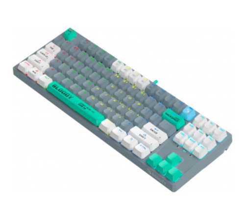 Клавиатура A4Tech Bloody S87 Energy механическая серый USB for gamer LED (S87 USB ENERGY ASH)
