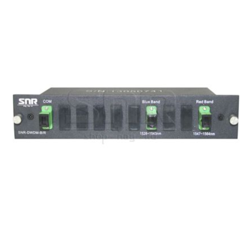 DWDM-фильтр диапазонов "Blue" (1528...1543nm) и "Red" (1547...1564nm) в 1/2U слоте DWDM-фильтр диапазонов "Blue" (1528...1543nm) и "Red" (1547...1564nm) в 1/2U слоте
