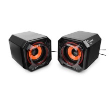 Акустич. система 2.0 Gembird SPK-405, пассив. излучатели, черный, 5 Вт, рег. громкости USB-питание