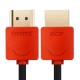 Greenconnect Кабель SLIM 1.0m HDMI 2.0, красные коннекторы Slim, OD3.8mm, HDR 4:2:2, Ultra HD, 4K 60 fps 60Hz, 3D, AUDIO, 18.0 Гбит/с, 32/32 AWG, GCR-51213 Greenconnect HDMI (m) - HDMI (m) 1м (GCR-51213)