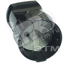 Штепсель без заземления черный