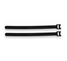 Хомут многократного использования Velcro®, 200мм, с мягкой застежкой, чёрные, 10шт.