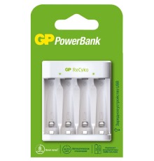 Зарядное устройство Е411 для АА и ААА аккумуляторов GP PowerBank E411 (4891199210440)