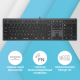 Клавиатура A4Tech Fstyler FX50 серый USB slim Multimedia (FX50 GREY) [FX50 GREY]