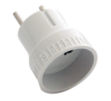 Европереходник без заземления 6А белый