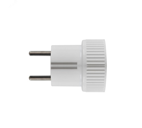 Европереходник без заземления 6А белый