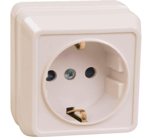 Iek ERO11-K33-16-DC РС20-3-ОКм Розетка 1местн. c з/к 16А откр.уст. ОКТАВА (кремовый) Iek ERO11-K33-16-DC РС20-3-ОКм Розетка 1местн. c з/к 16А откр.уст. ОКТАВА (кремовый)