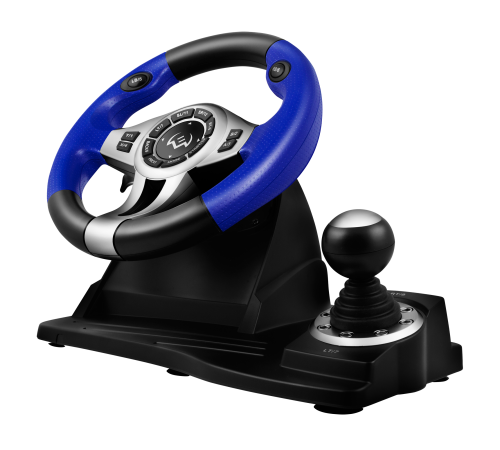 Руль SVEN GC-W600 (педали, вибро, лепестки, D-pad, 12 кл, PC/PS3/Xinput) SVEN GC-W600 (SV-015435)