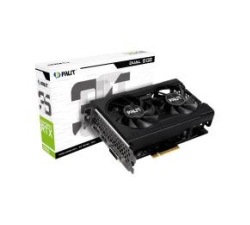 Видеокарта PALIT RTX3050 DUAL 8G (NE63050018P1-1070D V1) RTL Видеокарта PALIT RTX3050 DUAL 8G (NE63050018P1-1070D V1) RTL