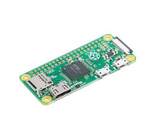 Raspberry Pi Zero 1GHz single-core CPU, 512MB RAM, Mini HDMI port, Micro USB OTG port, Micro USB power, HAT-compatible 40-pin header, Composite video and reset headers, 
CSI camera connector (v1.3 only)(MBZ)