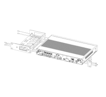 Крепления SNR-RMB-ISR11004220-Z (гальваническое покрытие) для маршрутизатора ISR1100/4220 в стойку 19"