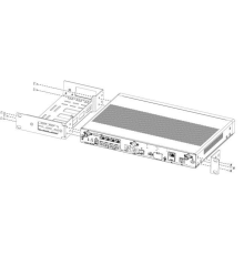 Крепления SNR-RMB-ISR11004220-Z (гальваническое покрытие) для маршрутизатора ISR1100/4220 в стойку 19"