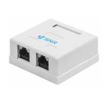 Розетка накладная 2хRJ45 (SNR-SMB-2109A)