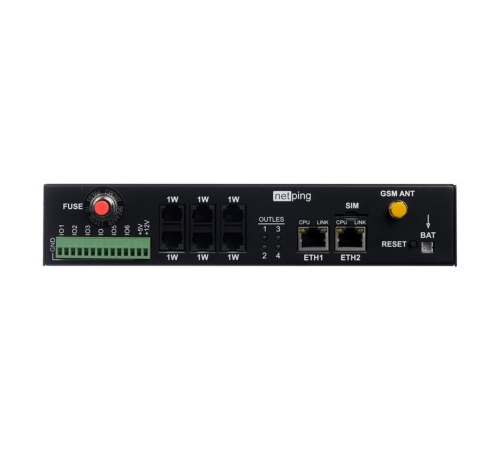 Устройство NetPing 4/PWR-220 v8.2/GSM3G (Разъём Schuko)