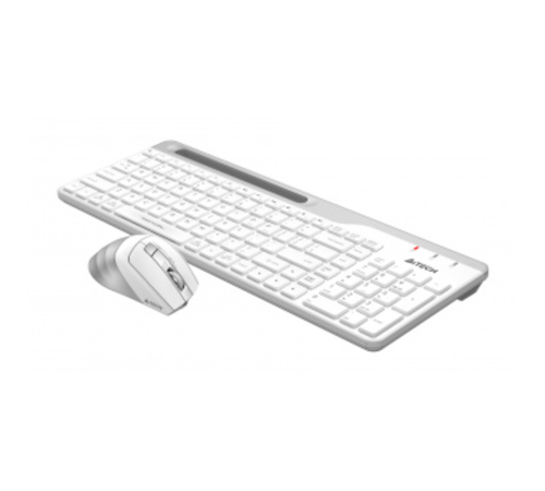 Клавиатура + мышь A4Tech Fstyler FB2535C клав:белый/серый мышь:белый/серый USB беспроводная Bluetoot