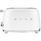 Тостер на 2 ломтика,SMEG TSF01WHEU, белый