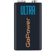 Батарейка GoPower ULTRA Крона 6LR61 (00-00026400)