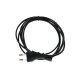 VCOM CE023-CU0.5-1.8M Кабель для аудио-видео техники IEC-320-C7--розетка 220V, 2-pin, 1,8м ,медный  [4895182222731]