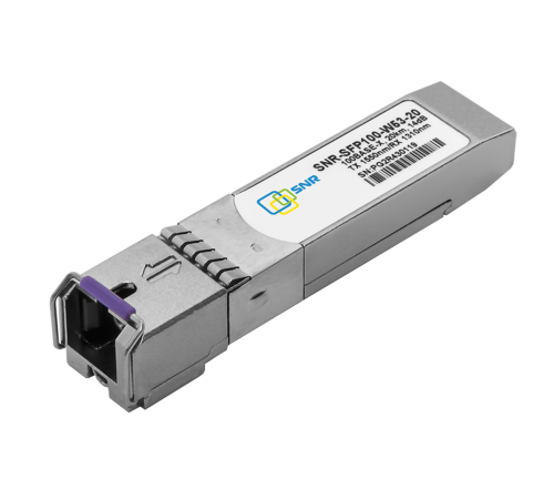 Модуль SFP WDM, дальность до 20км (12dB), 1550нм, 100Mb