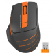 Мышь беспроводная A4Tech Fstyler FG30S grey/orange (USB, оптическая, 2000dpi, 6but, silent) (FG30S ORANGE)