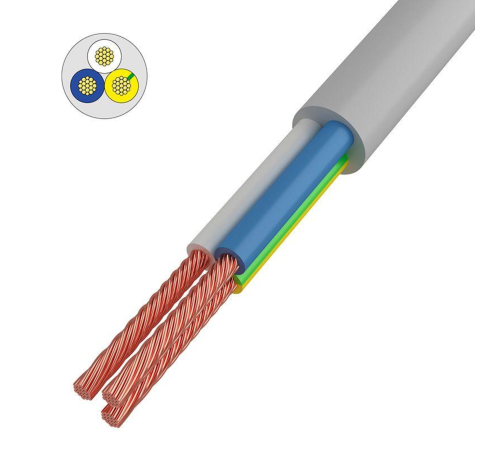 Провод ПВС 3x1.0 Б (уп.5м) Rexant 01-8044-5 Провод ПВС 3x1.0 Б (уп.5м) Rexant 01-8044-5