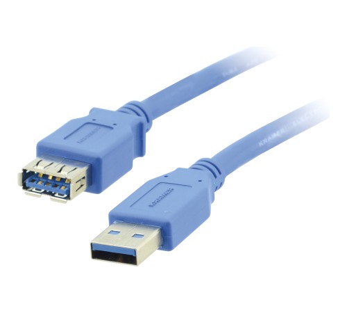 Кабель USB-A 3.0 вилка-розетка, 0,9 м Kramer C-USB3/AAE-3