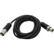Кабель Vention аудио XLR M/XLR F - 3м Кабель Vention XLR(m)/XLR(f) - 3 м (BBFBI)