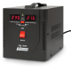 Стабилизатор POWERMAN AVS 1500D, черный, ступенчатый регулятор, цифровые индикаторы уровней напряжения, 1500ВА, 140-260В, максимальный входной ток 10А, 2 евророзетки, IP-20, напольный,  200мм х 160мм х 190мм, 4 кг. POWERMAN AVS 1500D (POWERMAN AVS 1500D B