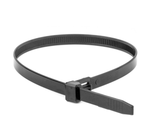 Хомут P6.6 многоразовый, черный 7,6x200 DKC 25350SR