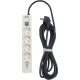 Сетевой фильтр-удлинитель PowerCom SP-01 USB2A1CW 3.0M