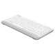 Клавиатура A4Tech Fstyler FBK11 белый/серый USB беспроводная BT/Radio slim