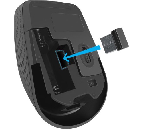 Мышка USB OPTICAL WRL MB-055 BLACK 52055 TIANA DEFENDER