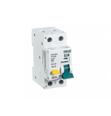 Выключатель автоматический дифференциального тока 2п (1P+N) C 20А 30мА тип AC 6кА ДИФ-103 DEKraft 16