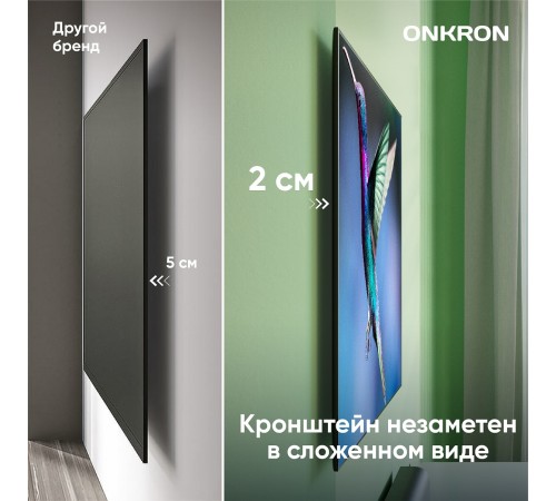 Кронштейн ONKRON Кронштейн для телевизора ONKRON SM2 BLACK