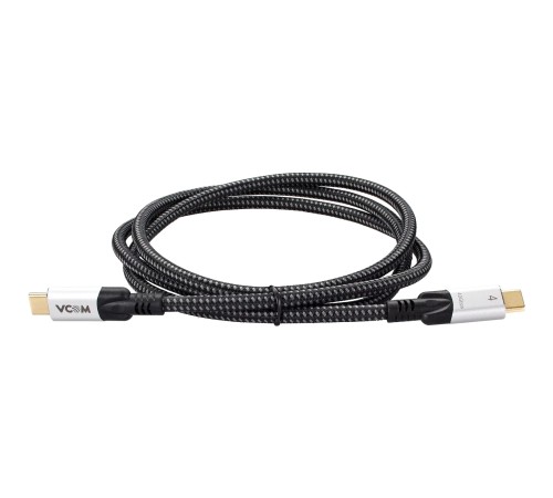 Кабель USB4 TypeC(M)--TypeC(M), 5K@60Hz, 40GBps, PD 240W, 5A, VCOM, 1.2м <CU560-1.2M> Кабель VCOM USB Type-C M/USB Type-C M (CU560-1.2M) Кабель USB4 TypeC(M)--TypeC(M), 5K@60Hz, 40GBps, PD 240W, 5A, VCOM, 1.2м <CU560-1.2M> Кабель VCOM USB Type-C M/USB Type-C M (CU560-1.2M)