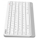 Клавиатура A4Tech Fstyler FBK11 белый/серый USB беспроводная BT/Radio slim