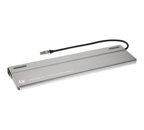 VCOM CU4703  Адаптер TypeC -->3*USB3.0+2*USB2.0+VGA+RJ45+SD+TF+AUD+HDMI+DP+2*USB3.1 Data+PD[4895182217294]