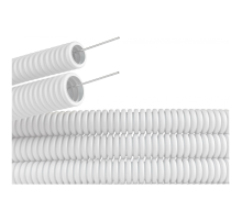 Dkc 81820 Труба ПЛЛ гибкая гофр. не содержит галогенов д.20 м м, ПВ-0, с протяжкой,100 м, цвет белый