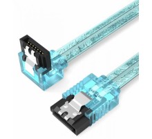 Кабель Vention SATA 3 M/SATA 3 M угол 90 с защелками, голубой - 0.5 м Vention KDDSD