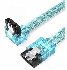 Кабель Vention SATA 3 M/SATA 3 M угол 90 с защелками, голубой - 0.5 м Vention KDDSD