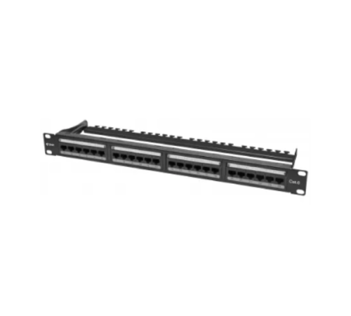 Коммутационная панель SNR, 19" неэкранированная, 1U, 24 порта, cat.6, горизонтальная заделка Коммутационная панель SNR, 19" неэкранированная, 1U, 24 порта, cat.6, горизонтальная заделка