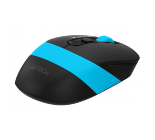 Мышь A4Tech Fstyler FG10S черный/синий оптическая (2000dpi) silent беспроводная USB для ноутбука (4b Мышь A4Tech Fstyler FG10S черный/синий оптическая (2000dpi) silent беспроводная USB для ноутбука (4b