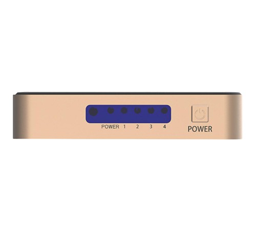 Разветвитель - сплиттер Vention HDMI 19F/4x19F на 4 монитора Разветвитель Vention HDMI 19F/HDMI 19F x 4 (ACCG0)