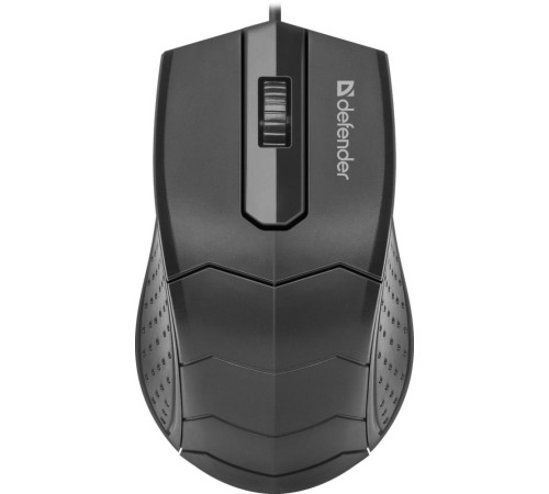 Мышь Defender Hit MB-530 черный оптическая (1000dpi) USB (2but)