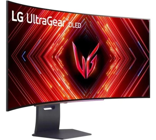 Монитор 44.5" LG UltraGear 45GS95QE-B OLED 3440x1440, 240 Гц, 0.03 мс, 21:9, 1300 кд/м2, 2хHDMI, 1хDP, изогнутый, черный, выход на наушники